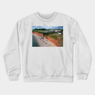 Ladram Bay Jurassic Coast Devon England Crewneck Sweatshirt